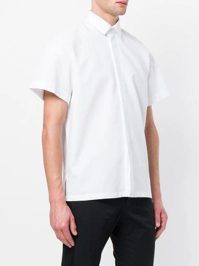 Shop Les Hommes Boxy Fit Short Sleeves Shirt