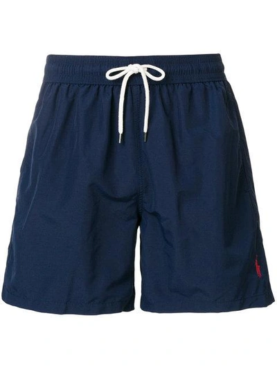 Shop Polo Ralph Lauren Casual Swimming Shorts In Blue