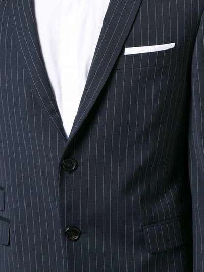 Shop Neil Barrett Pinstripe Two Piece Suit - Black