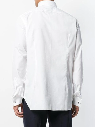 Shop Borrelli Classic Formal Shirt In White