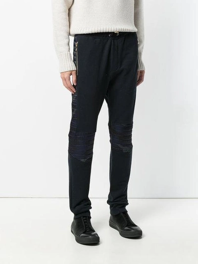 Balmain Camouflage Panel Trackpants