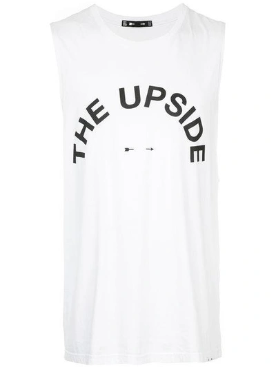 Shop The Upside Logo Tank In White