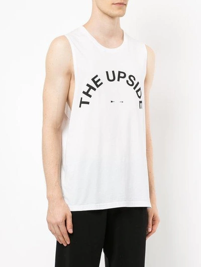 Shop The Upside Logo Tank In White