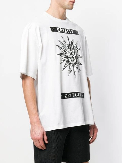 Shop Fausto Puglisi Sun Print T-shirt - White