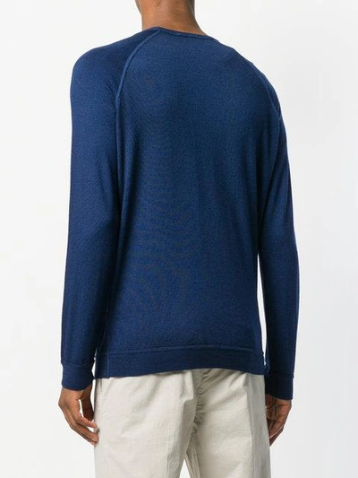Shop Drumohr Classic Knitted Sweater - Blue