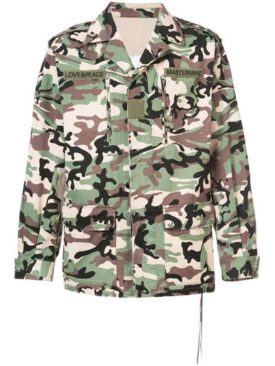 Shop Mastermind Japan Camouflage Print Jacket