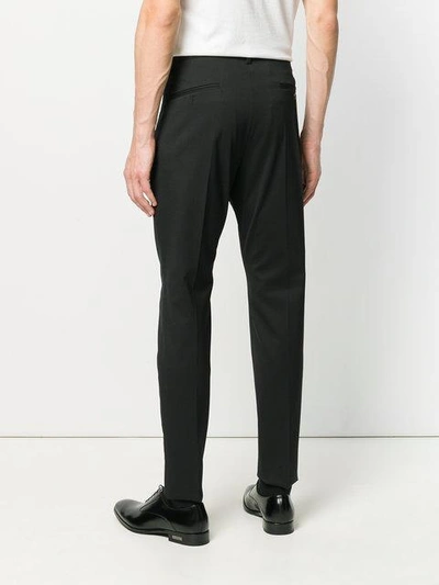 Shop Dsquared2 Zipped Pocket Trousers - Black