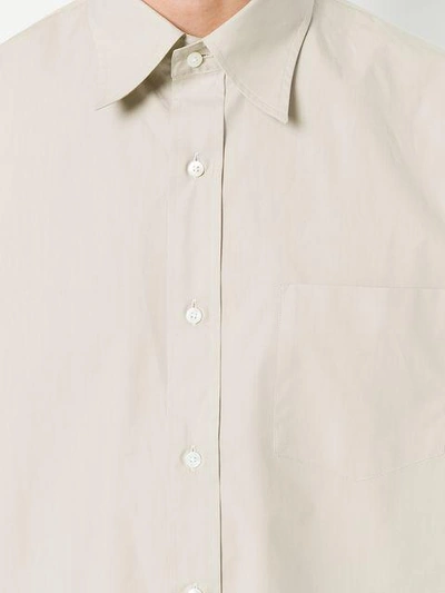 Shop Fendi Short Sleeve Shirt In Neutrals