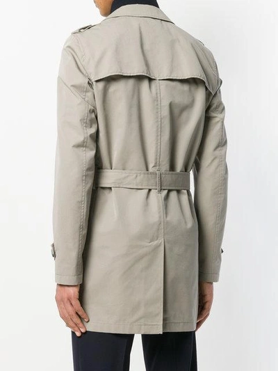 Shop Herno Double Breasted Trench Coat