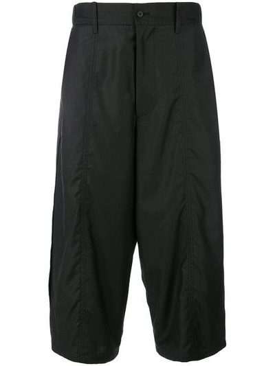 Shop D.gnak By Kang.d D.gnak Cropped Trousers - Black