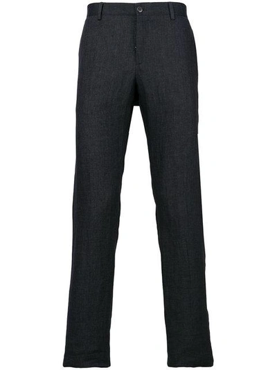 Shop Etro Tailored Trousers - Blue
