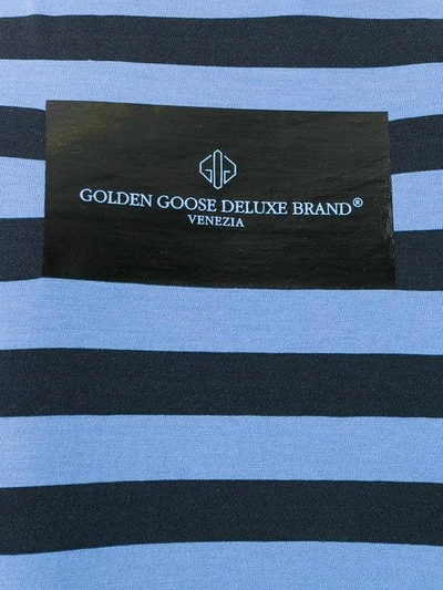 Shop Golden Goose Deluxe Brand Striped T-shirt - Black