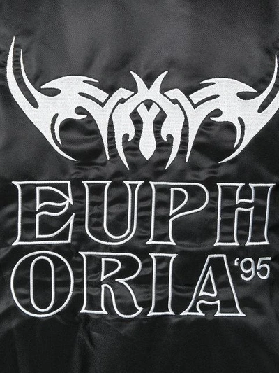 Shop Misbhv Euphoria Print Bomber Jacket In Black