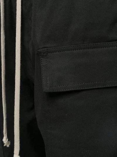 Shop Rick Owens Drkshdw Cargo Pods Shorts In Black