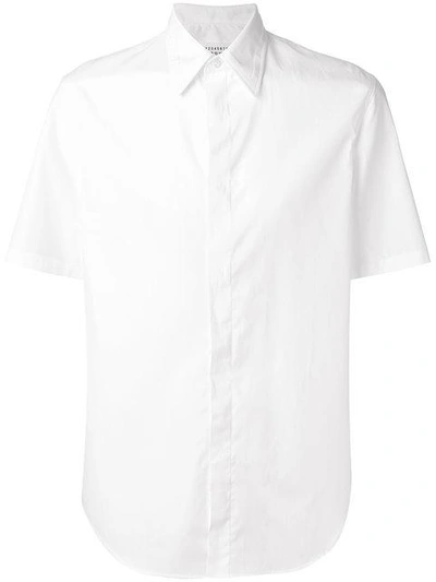 Shop Maison Margiela Short Sleeved Shirt In White