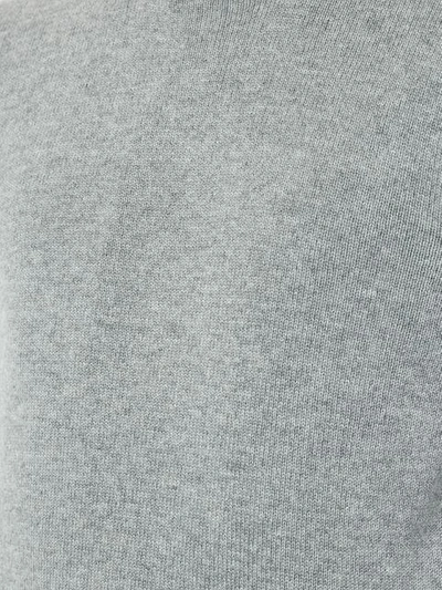 Drumohr Man Sweater Light Grey Size 42 Lambswool In Grey