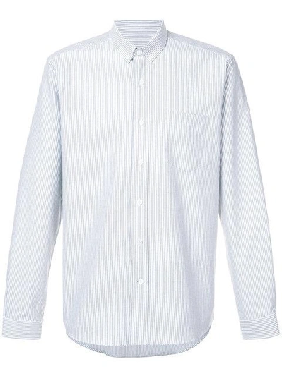Shop Ami Alexandre Mattiussi Button Down Striped Shirt