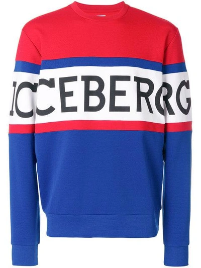 Shop Iceberg Front Logo Sweatshirt