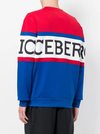 Shop Iceberg Front Logo Sweatshirt