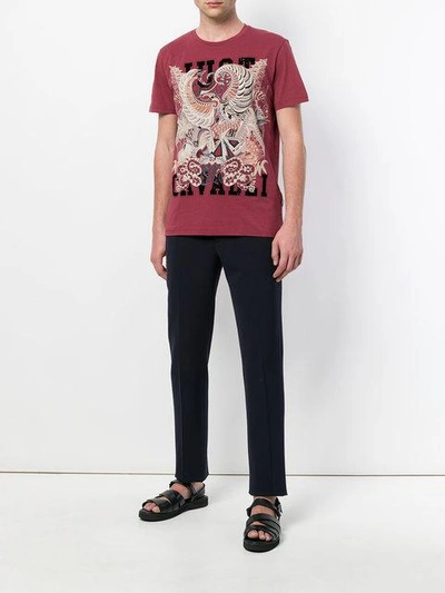 Shop Just Cavalli Embroidered T-shirt