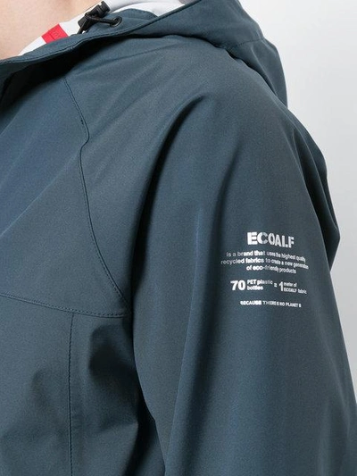 Shop Ecoalf Lightweight Designer Jacket In Blue