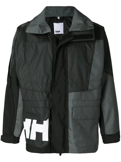 Shop Gmbh Colour-block Zipped Jacket - Black