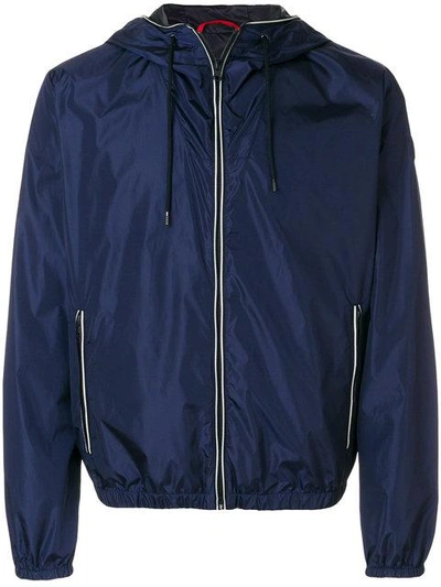 Shop Fay Hooded Lightweight Jacket In Blue