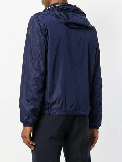 Shop Fay Hooded Lightweight Jacket In Blue
