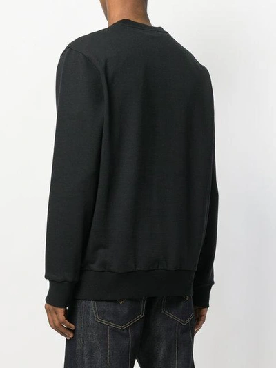 Shop Lanvin Tarantula Sweatshirt In Black