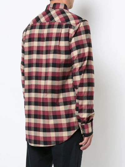 Shop Public School Checked Shirt In Red