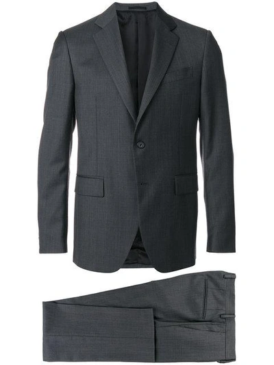 Shop Versace Slim-fit Suit - Grey