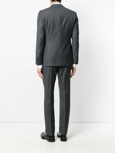 Shop Versace Slim-fit Suit - Grey