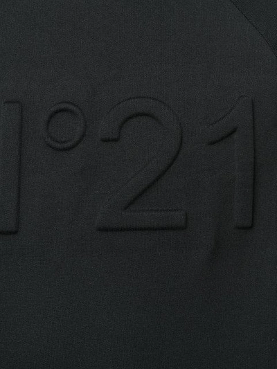 Shop N°21 Logo Sweatshirt In Black