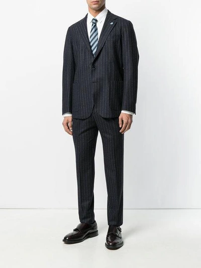 Shop Tombolini Pinstriped Suit