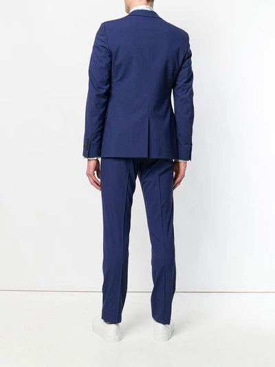 Shop Prada Slim-fit Suit - Blue