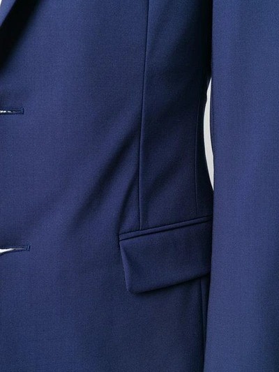 Shop Prada Slim-fit Suit - Blue
