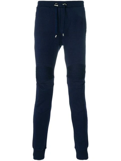 Shop Balmain Jogginghose Mit Schmaler Passform In Blue