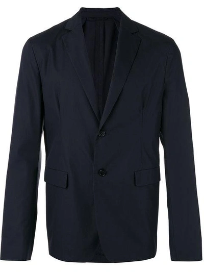 Shop Haider Ackermann Two Button Blazer In Blue