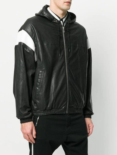 Shop Kenzo Hooded Jacket - Black