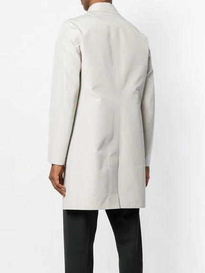 Shop Al Duca D'aosta Single Breasted Coat In Neutrals