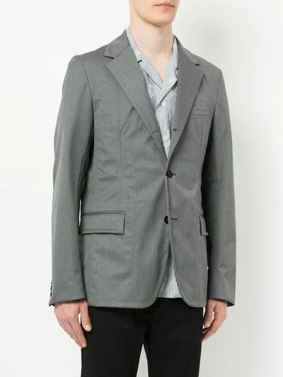 Shop Sacai Casual Single In Grey