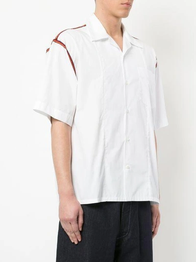 Shop Marni Embellished Detail Shirt In White