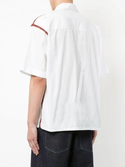 Shop Marni Embellished Detail Shirt In White