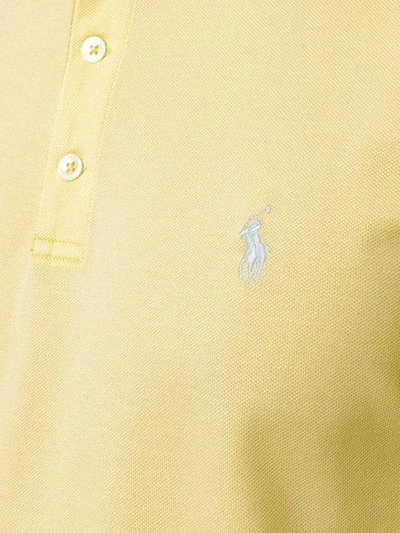 Shop Polo Ralph Lauren Slim Fit Polo Shirt - Yellow