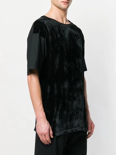 Shop Ann Demeulemeester Oversized T-shirt - Black