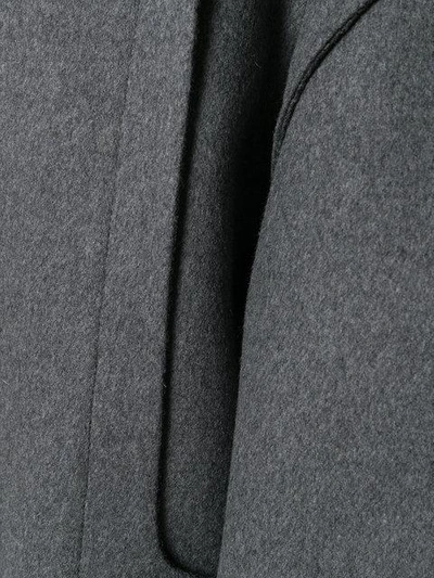 Shop Chalayan Curved Sleeved Hooded Coat