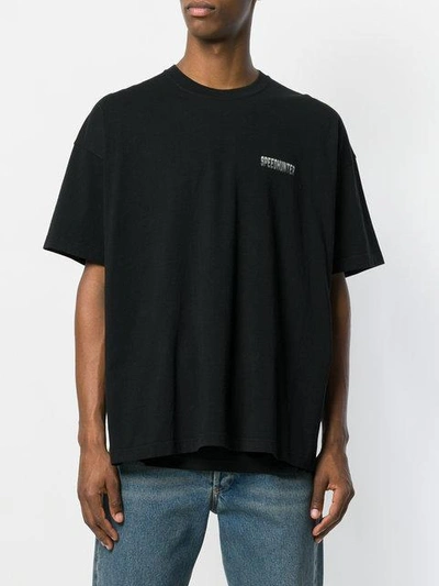 Shop Balenciaga Double Hem T-shirt - Black