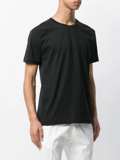 Shop Low Brand Round Neck T In Black