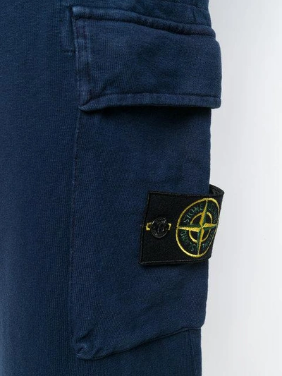 Shop Stone Island Cargo Pocket Track Pants