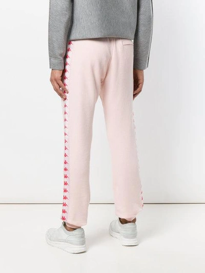 Shop Faith Connexion Kappa Track Trousers In Pink